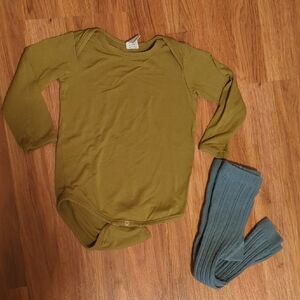 Kate Quinn Onesie And Cable Knit Tights Set